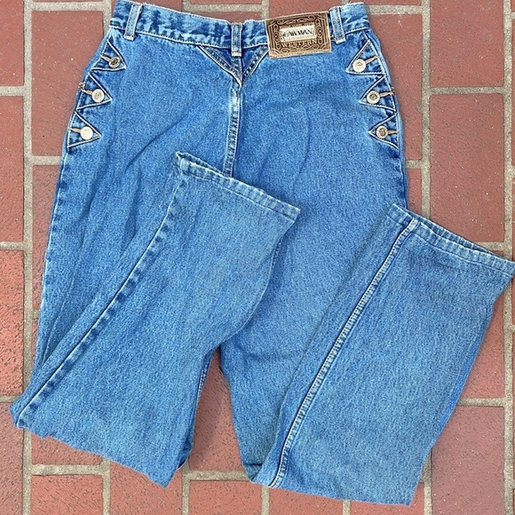 Lawman western vintage jeans 90s. Size 11 - Picture 4 of 9